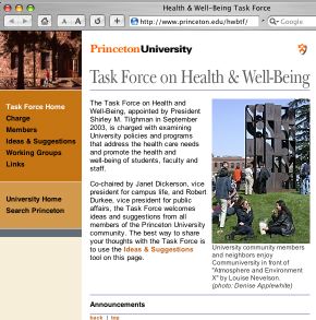 Task Force home page