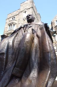 statue of Andrew Fleming West
