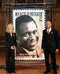 Amy Gutmann and Robeson's son, Paul Jr.