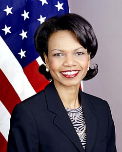 Photo of: U.S. Secretary of State Condoleezza Rice