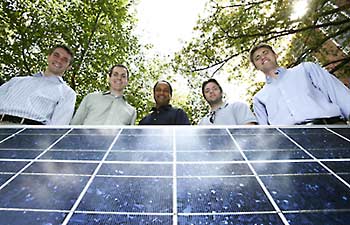 collaborators on solar energy project