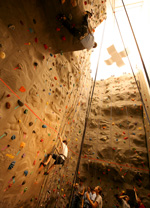 photo of climbing wall