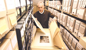 photograph of A. Scott Berg in the archives