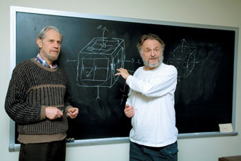 Simon Kochen (left) and John Conway