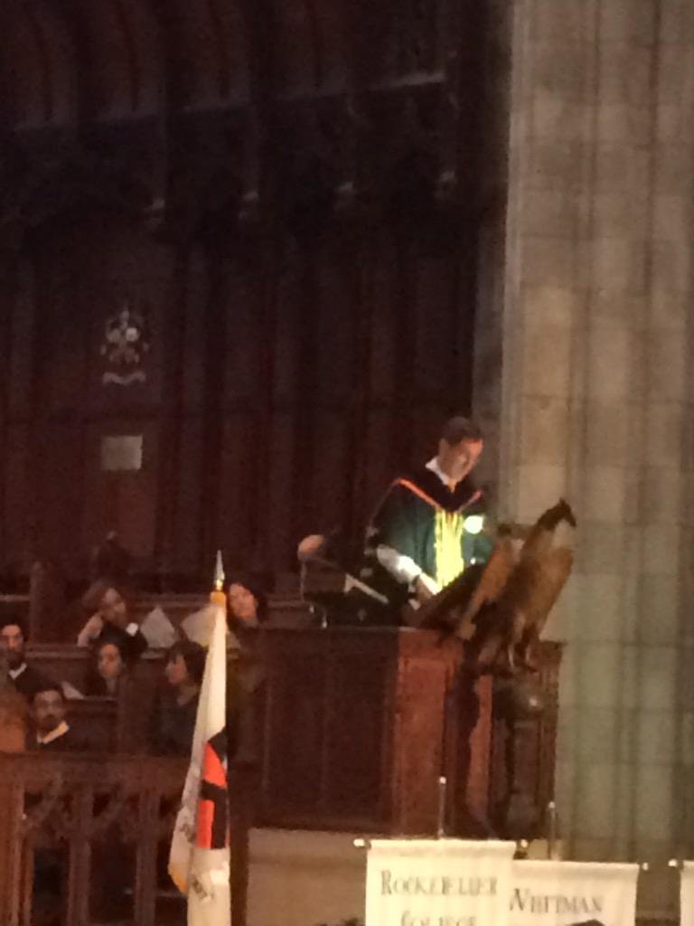 Pres. Eisgruber welcomed the Class to Baccalaureate inspiring them to lead lives of meaning & purpose. #Princeton15 http://t.co/hT8rOYhuO4