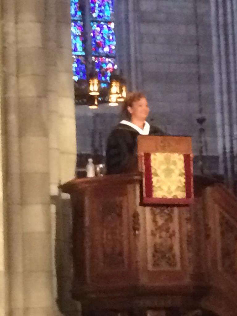 Lisa  P. Jackson •86, VP of environmental initiatives at Apple & formerly of the EPA addresses #Princeton15 http://t.co/p99ARFDq0T